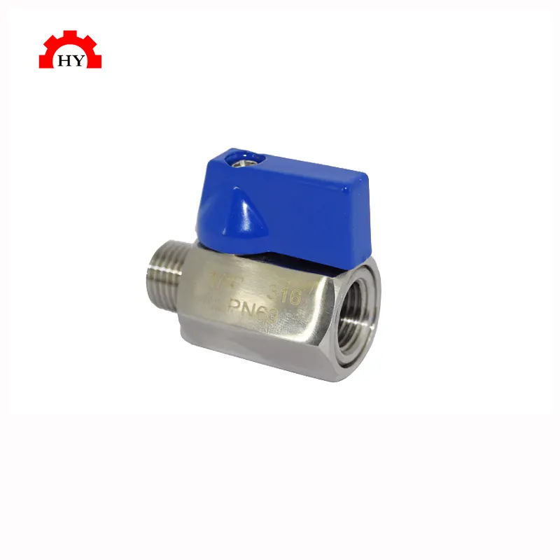 Made in China, stable quality 304 stainless steel mini ball valve