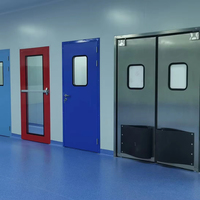 2024 haute qualité GMP modulaire salle blanche trafic porte usine pharmaceutique porte hermétique nouvel état