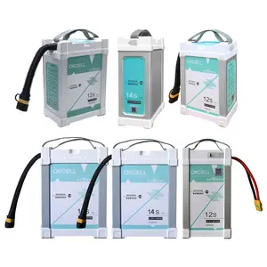 Original OKCELL 12S 16000mAh 22000mAH 14S 20000mAh 28000mAh para rociar Uav Crop Sprayer Agricultural Drone <span class=keywords><strong>EFT</strong></span> - Product Image 1