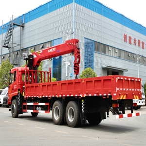 Grúa Hidráulica Montada en Camión de 14 Toneladas, Chasis de <span class=keywords><strong>Tres</strong></span> <span class=keywords><strong>Ejes</strong></span> 6X4, Camión Volquete para Construcción - Product Image 3
