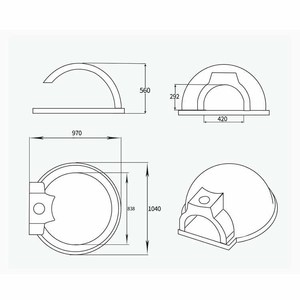 Autentico legno brucia <span class=keywords><strong>forno</strong></span> <span class=keywords><strong>per</strong></span> la pizza la pizza forni all'aperto <span class=keywords><strong>per</strong></span> la vendita - Product Image 6