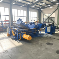 Presse à balles compacteuse de rebuts métalliques en acier inoxydable et alliage d'aluminium, automatique et haute performance, pour le recyclage