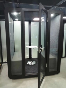 Giải Pháp Văn Phòng Cube Pod Phòng Họp Nghiên Cứu Alcove Customized Soundproof Booth Movable Healthcare School Rào Cản Phân Vùng - Product Image 5