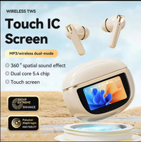 Auriculares Bluetooth M87 con pantalla táctil inteligente que pueden insertar una tarjeta TF, reproducción de MP3 con certificado CE BQB, auriculares inalámbricos con Chip Bluetrum