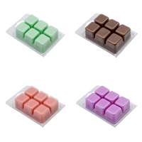 Emballage en forme de Cube personnalisé de chine, pour fondre la tarte à la cire pour le chauffe-bougie