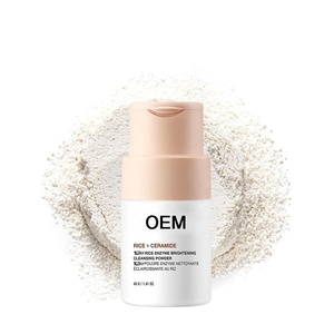 OEM Hữu Cơ 40g mặt rửa bột gạo <span class=keywords><strong>enzyme</strong></span> làm trắng sữa rửa mặt làm sạch sâu loại bỏ mụn đầu đen làm săn chắc không mùi tất cả - Product Image 2