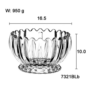 7321Blb Jeneva Boîte à bonbons style japonais, petit pot en verre, bol unique pour assaisonnements et desserts, joli bol pour crème glacée, grand saladier - Product Image 2