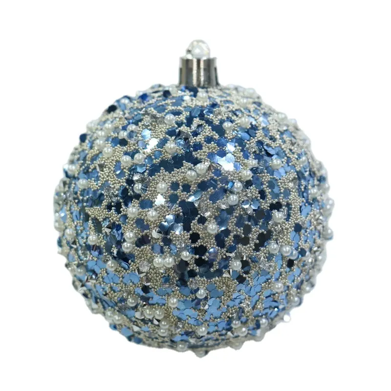 Wholesale Hand Painted Plastic Christmas Bauble Christmas Balls Ornaments Holiday Time Decoration