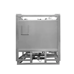 Wanlong acier inoxydable 1000 litres réservoir IBC réservoir d'eau de qualité alimentaire 3000 litres