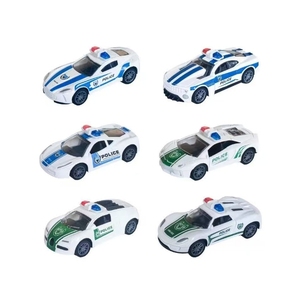 Mini voitures de police véhicules pour enfants, alliage métallique moulé sous pression inertie <span class=keywords><strong>Taxi</strong></span> jouet voitures Pack ensemble de jeu pour garçons filles tout-petits - Product Image 3