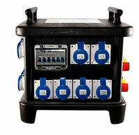 Boîte de distribution d'alimentation portable multi-prises SFE IP65, sur mesure, pour usage extérieur, industrielle, étanche, mobile