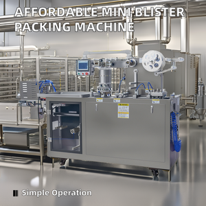 Blister Packer elettrico usato con nucleo pompa del motore assemblato e tubo di gocciolamento per alimenti liquidi e polveri Blister confezionatrici - Product Image 4