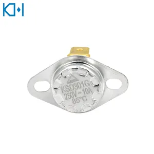 KH Termostato Bộ Điều Khiển Nhiệt Độ Ksd302 KSD301 Công Tắc Cắt Nhiệt Đĩa Nồi Cơm Điện Bộ Điều Nhiệt Lưỡng Kim 10A 250V