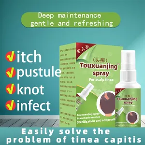 Antiseptic Hot Selling Fungal Infection Antiseptic And Anti-itching Treatment Tinea Capitis Spray Serum Spray For Scalp Tinea