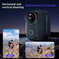 Nouvelle mini caméra d'action 4K Ultra HD, anti-vibrations et longue autonomie pour l'enregistrement en extérieur et le cyclisme