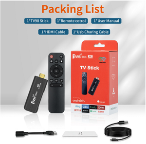 TV98รีโมททีวี4K แรม2GB 16GB รอมสติ๊ก4K ที่ดีที่สุดสำหรับ Android <span class=keywords><strong>Fire</strong></span> <span class=keywords><strong>Lite</strong></span> Alexa รีโมทเสียงทีวีไฟ Quad Core 5G <span class=keywords><strong>WiFi</strong></span> IPTV BOX 4K - Product Image 6