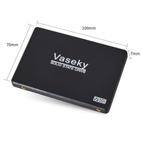 Vaseky OEM/ODM Nouveau Disque SSD SATA 3.0 64 Go-480 Go 2,5 pouces Interne Boîtier en Alliage d'Aluminium 15000 RPM