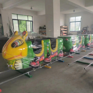 Tour <span class=keywords><strong>électrique</strong></span> de parc d'attractions de <span class=keywords><strong>train</strong></span> de belle chenille, tour de kiddie à vendre - Product Image 1