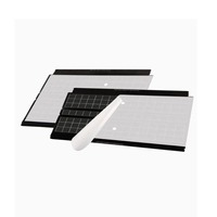 Lot de 24 panneaux de colle de remplacement pour piège à insectes en papier jetable de 5 "x 17" avec lampe anti-moustiques solide à grille de 1 ".