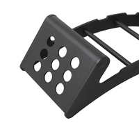 Support universel en acier pour roue de secours de voiture, marchepied de hayon, support de montage de roue de secours avec corde de fixation pour pick-up, camionnette, SUV tout-terrain