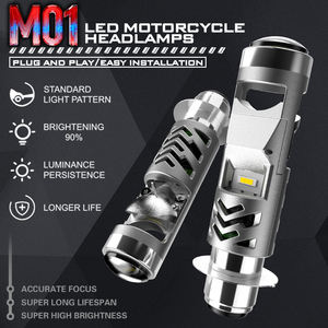 Mini objectif de moto M01 H4 BA20D P15D 27W 2700LM <span class=keywords><strong>nouveau</strong></span> modèle facile à installer étanche IP67 système d'éclairage automatique Canbus - Product Image 2
