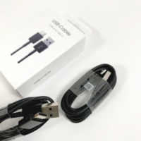 Kabel USB Tipe C Original Pengisian Cepat USB C Kabel Data Pengisian Daya Ponsel untuk Samsung S8 S10 A53 A73 A51 A71