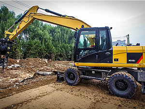 Excavadora de Ruedas M315D2 de Buen Rendimiento y Precio Económico con Alta Fuerza de Cucharón y Brazo - Product Image 2