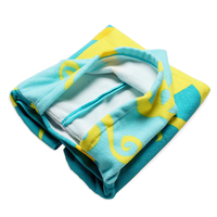 Kids Bath Towel Animal Print Microfiber Quick-dry Ultra Soft for Baby Bath and Bathroom Use Surf Poncho Ultra Soft