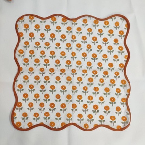 100% Pure <b>Linen</b> Napkins Handmade Embroidered Logo <b>Table</b> Placemat Custom Printed Factory Supported French <b>Cloth</b> Napkin Accessory - Product Image 5