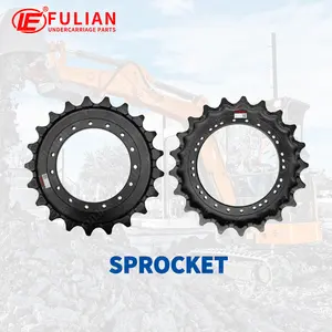 Piezas del Tren de Rodaje de Miniexcavadora: Rodillo Guía, Grupo de Orugas de Acero, Piñón, Oruga de Goma, Rodillo Inferior, Rodillo Portador para Daewoo <span class=keywords><strong>Doosan</strong></span> - Product Image 5