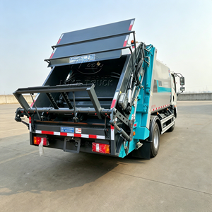 SINOTRUK HOWO 8 Cubic Meter Compression Garbage Truck Lorry with Sewage Tank Hydraulic Bin Lifter City Rubbish Collection Truck - Product Image 3
