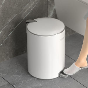 Eco Home Custom Modern Durable Outdoor Plastic Trash Waste Bin Dustbin Waste Container Square Plastic Cover Top Style Storage