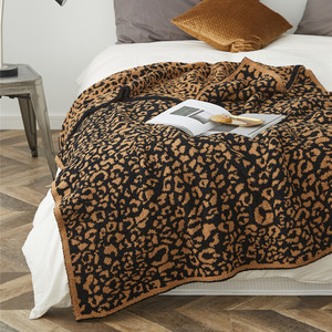 Jeté de lit BLA OEKO-TEX en microfibre tricotée à imprimé léopard, chaud pour l'hiver, en <span class=keywords><strong>fausse</strong></span> <span class=keywords><strong>fourrure</strong></span>, à carreaux, moelleux, moderne, pour jeunes, taille personnalisable - Product Image 5