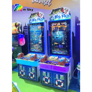 M Sky Skill Arcade Vissen Muntbediende Spellen Speelgoedmachines Grote Lcd Video Kinderen Amusement Machines Gemaakt In China Voor Kinderen Park