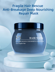 <span class=keywords><strong>Crème</strong></span> réparatrice nourrissante en profondeur anti-casse pour cheveux fragiles à la kératine et à l'huile <span class=keywords><strong>de</strong></span> coco avec acide hyaluronique (OEM/ODM) - Product Image 2