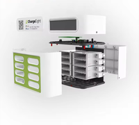 Station de location de batteries externes portables à 8 emplacements, batteries externes partagées mobiles, spécialement conçues pour les restaurants/hôtels/cafés