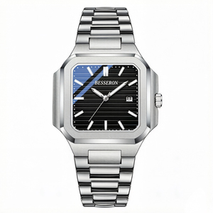 Montre à quartz simple et élégante, nouvelle montre carrée à grand cadran pour homme, montre à quartz sport haut de gamme pour homme - Product Image 6