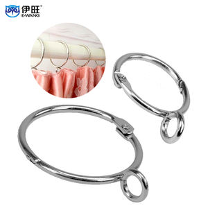 Anneaux de rideau avec œillets, anneaux de draperie pour hôtels, anneaux de rideau en métal pour rideaux occultants - Product Image 1