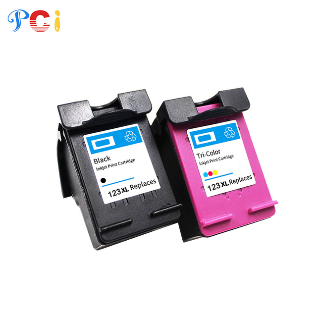 PCI 123XL Compatible Color InkJet for Ink Cartridge Reman Cartuchos for HP Deskjet 1110 1111 1112 2130 2131 Models HP123 HP123XL