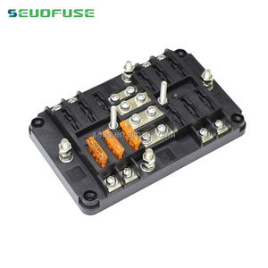 Circuit automobile de véhicule Fusibles de contrôle automobile <span class=keywords><strong>12V</strong></span> 24V Porta Fuse 8 Way Auto Fuse Box Block - Product Image 5