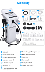 G8 Pro 4-en-1 Machine d'amincissement Vibration Aspirateur avec 33 tasses Corps et Fesses Lifting Chauffage Massager Usage Domestique ABS Matériel - Product Image 2