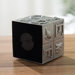 <span class=keywords><strong>Hucha</strong></span> Cúbica de Metal Directo de Fábrica - Recuerdo de Viaje, Caja de Ahorros, Regalo, Juguete y Decoración - Product Image 3