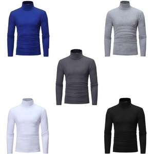 T-Shirt Casual a maniche lunghe da uomo maglietta con maglietta a Base termica t-Shirt a manica lunga a doppio strato - Product Image 2
