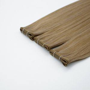 Capelli Umani Vergini 2026 con Cuticola Intatta, Trama Piatta Invisibile e Confortevole, Colore Biondo Cenere con Mèches, Massima Qualità - Product Image 2