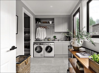Armoires de rangement pour buanderie personnalisées Prima, écologiques, ignifuges, modulaires, finition laquée moderne, personnalisables, garantie 5 ans