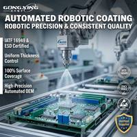 Gongxing Industrial, Procesamiento de PCBA, Recubrimiento Conformal Automatizado por Pulverización para las Industrias Médica, Automotriz, Control Industrial y Energía Renovable