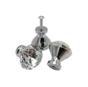 Hochtransparente Luxuriöse Moderne Kristallglas-Schubladenknöpfe für Möbel, Kleiderschrank, Küche, Kommode, Schlafzimmer - Product Image 1