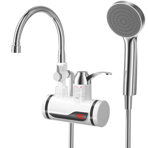 Ensemble de douche pluie blanc pour salle de bain avec mitigeurs et <span class=keywords><strong>robinet</strong></span> mural - Product Image 6
