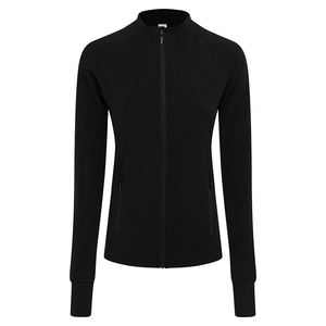<span class=keywords><strong>Veste</strong></span> de gymnastique à fermeture éclair Poches coupe ajustée Vêtements de yoga personnalisés Vestes personnalisées de qualité supérieure - Product Image 6