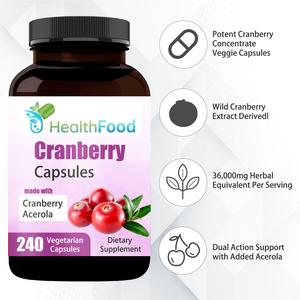 OEM ODM Custom Cranberry Capsules Promote Urinary Health and Support Immune System Function with Dietary <b>Supplement</b> - Product Image 3